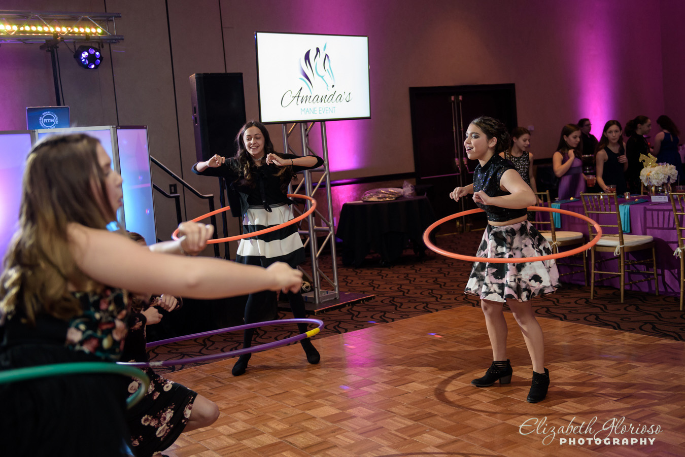 hula hoops Mitzvah party Cleveland Ohio