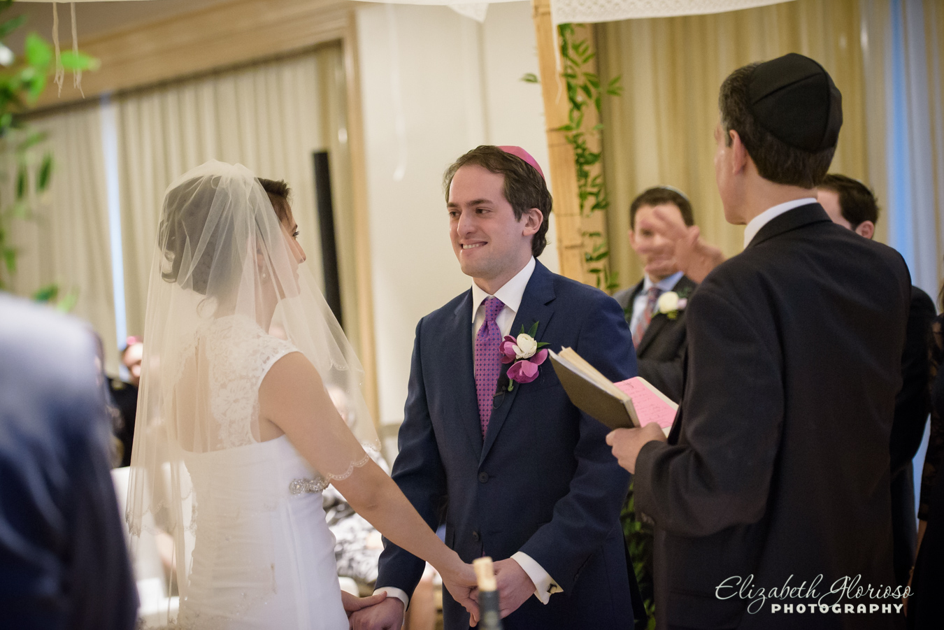 photo of a wedding ceremony Ritz Carlton Cleveland